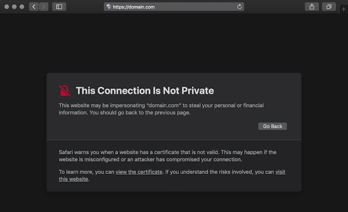 مرورگر سافاری وب‌سایت‌های دارای گواهینامه امنیتی قدیمی را مسدود می‌کند