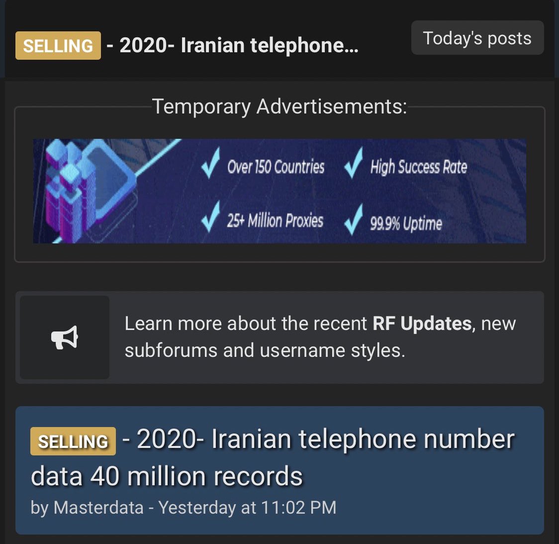 افشای اطلاعات ۴۲ میلیون کاربر ایرانی تلگرام، توسط یک نسخه غیر رسمی تلگرام